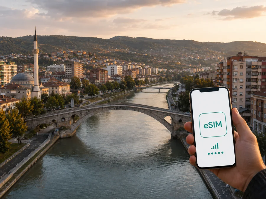 eSIM для Митровицы: мобильный интернет в поездке