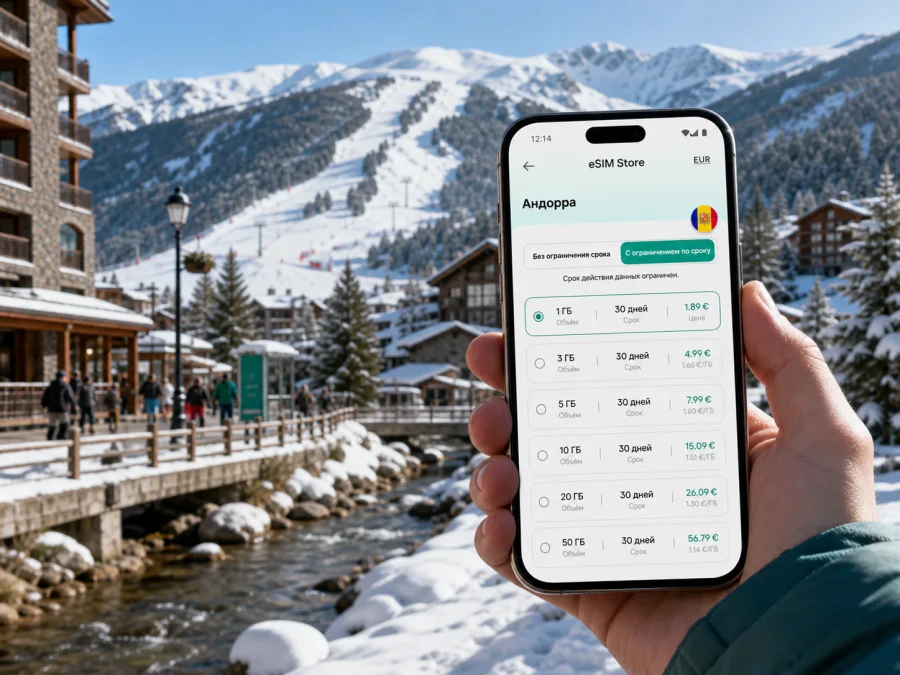 eSIM для Сольдеу: интернет в поездке