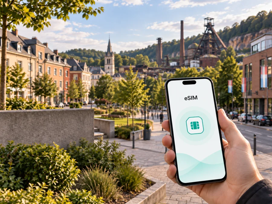 eSIM в Дифферданже: интернет в поездке