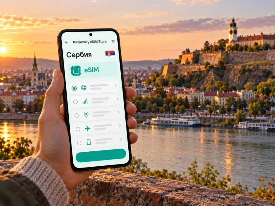 eSIM в Нови-Саде: мобильный интернет в Сербии