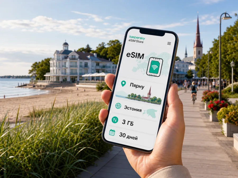 eSIM для Пярну: мобильный интернет в поездке