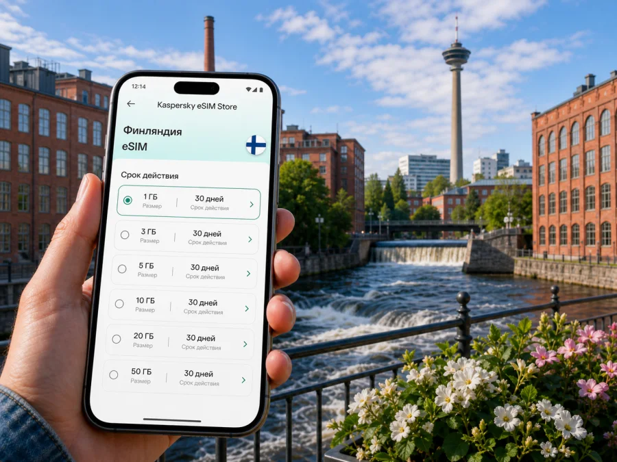 eSIM в Тампере: мобильный интернет для поездки