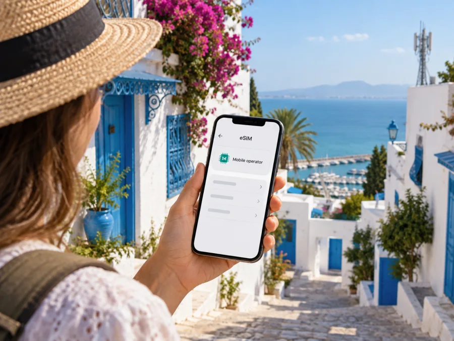 Ooredoo eSIM в Тунисе: подключение и поездка