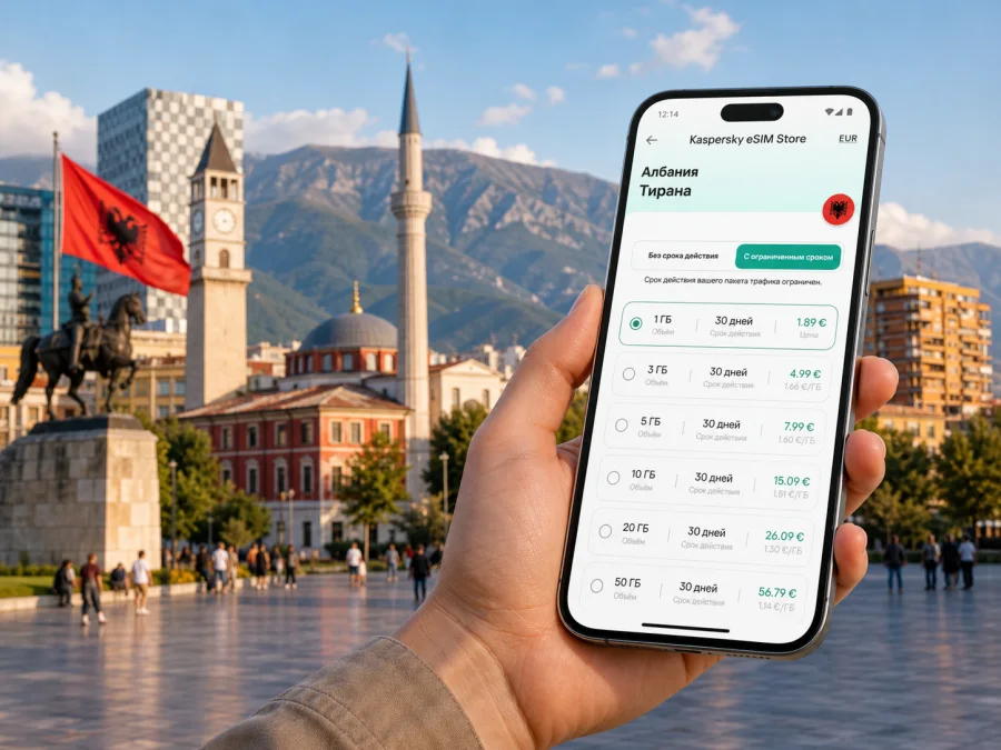 eSIM в Тиране: интернет и связь в поездке