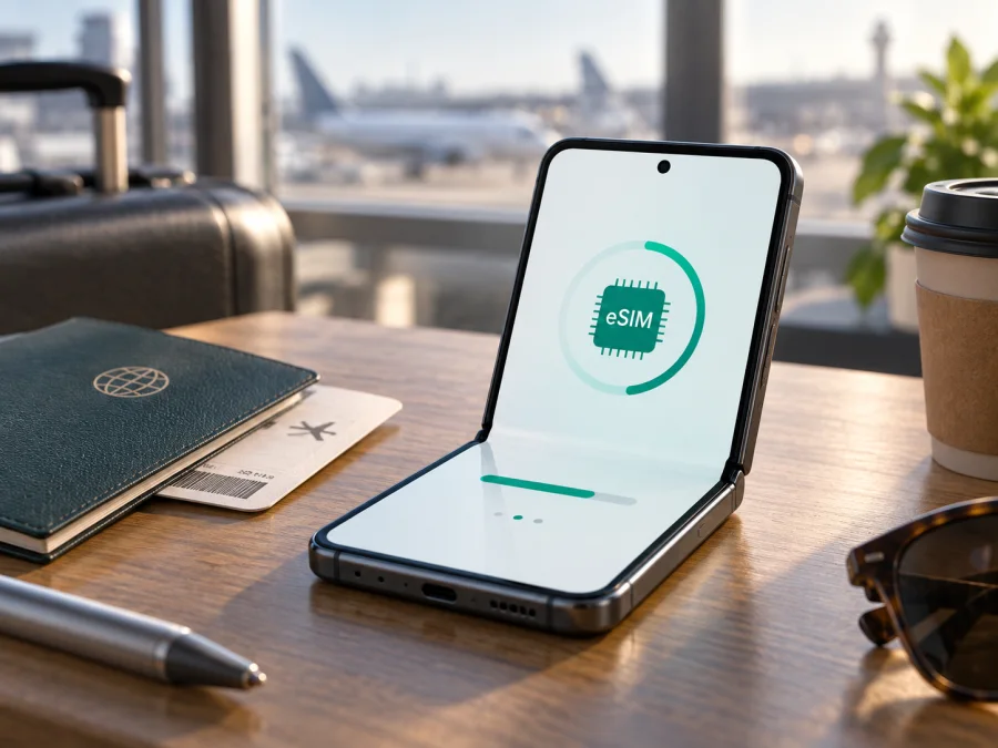 Samsung Galaxy Z Flip3 5G eSIM: проверка и настройка