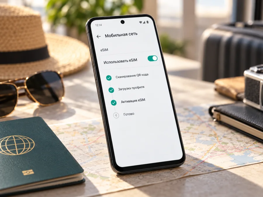 Motorola Moto G54 и eSIM: проверка и настройка