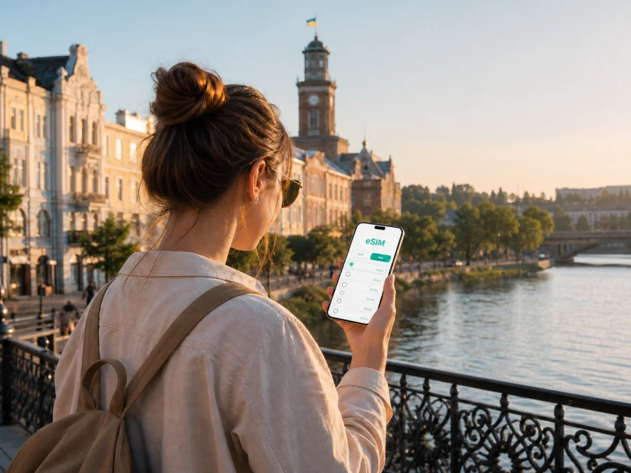 eSIM в Виннице: мобильный интернет в поездке