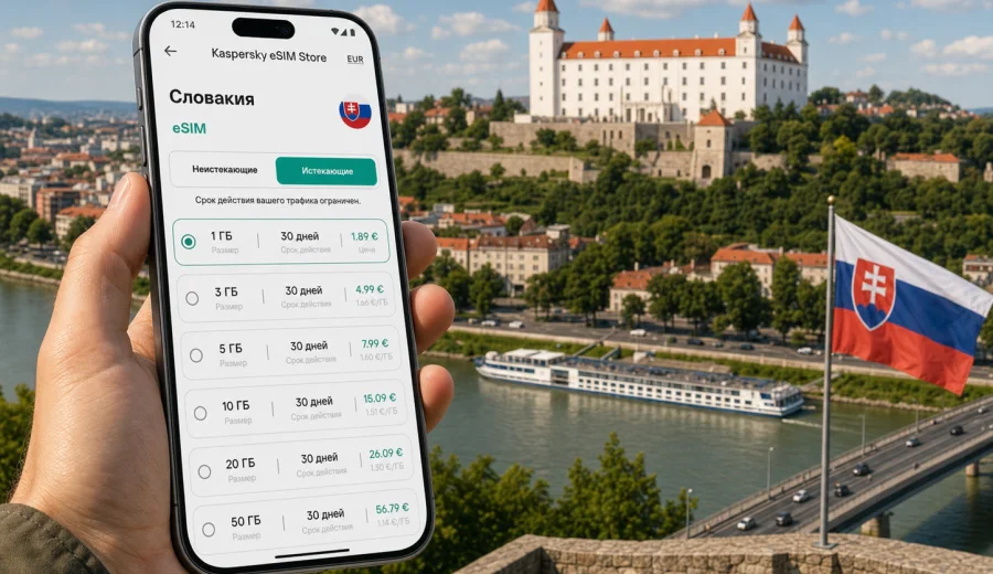 eSIM для Словакии: интернет и мобильная связь