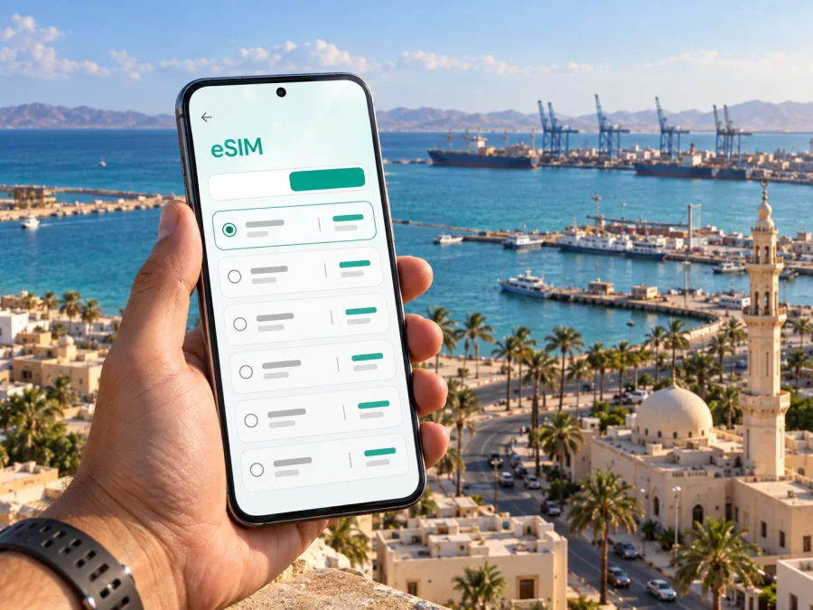 eSIM в Порт-Судане: интернет и связь в поездке