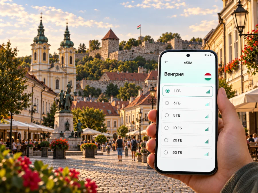 eSIM в Эгере: мобильный интернет в поездке