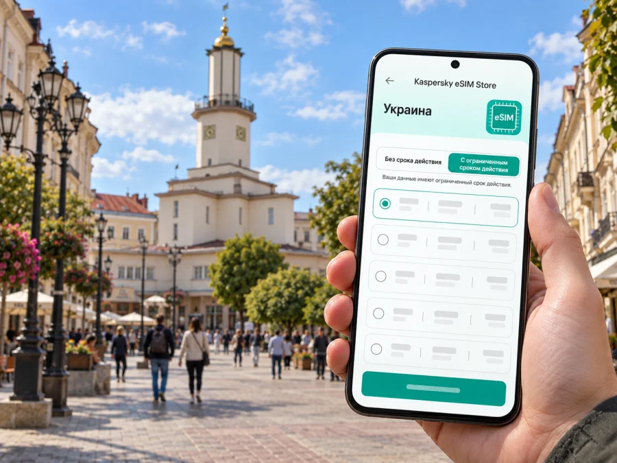 eSIM в Ивано-Франковске: мобильный интернет в поездке
