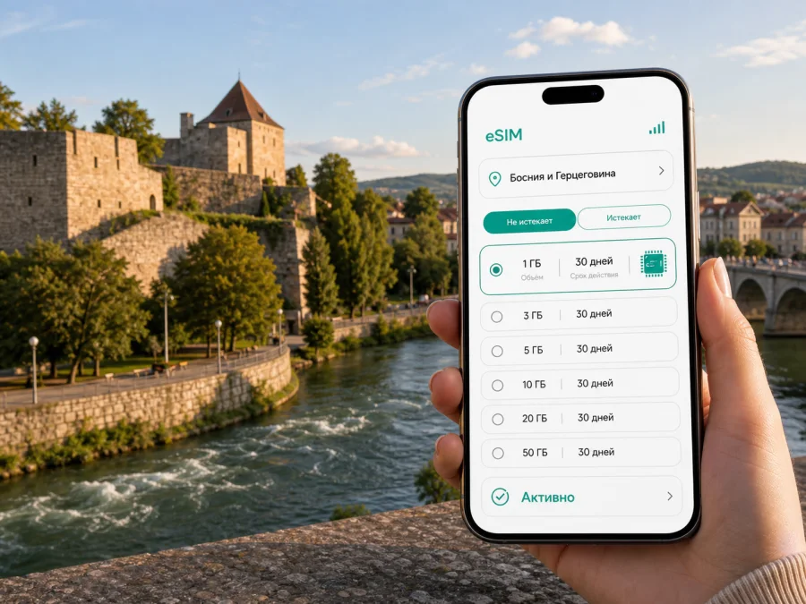eSIM в Баня-Луке: связь и интернет в поездке