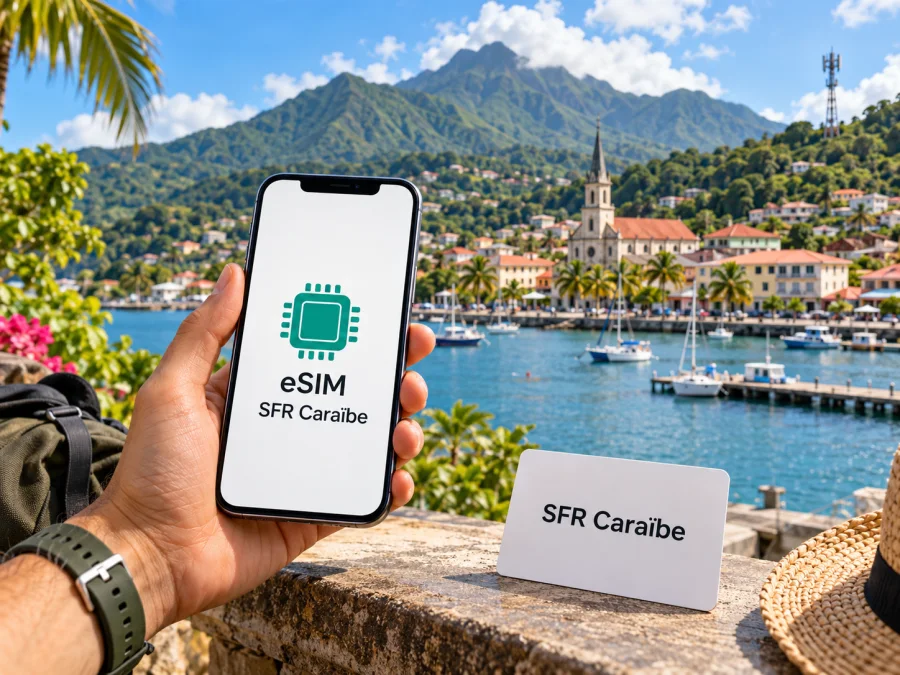 SFR Caraïbe eSIM в Мартинике: что проверить