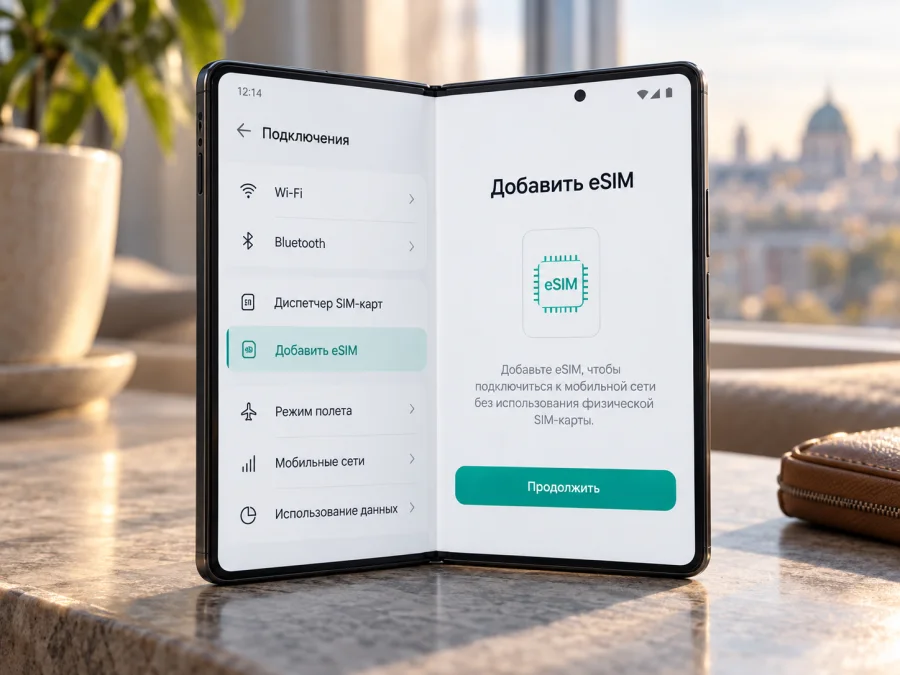 Samsung Galaxy Z Fold3 eSIM: совместимость и настройка
