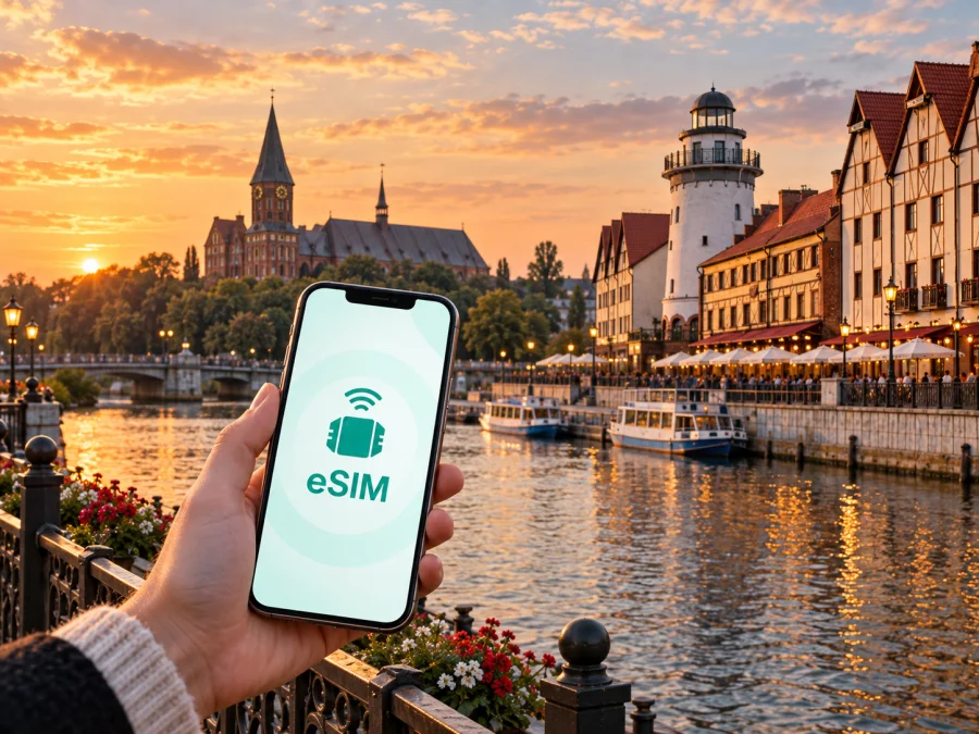 Калининград: eSIM для мобильного интернета в поездке