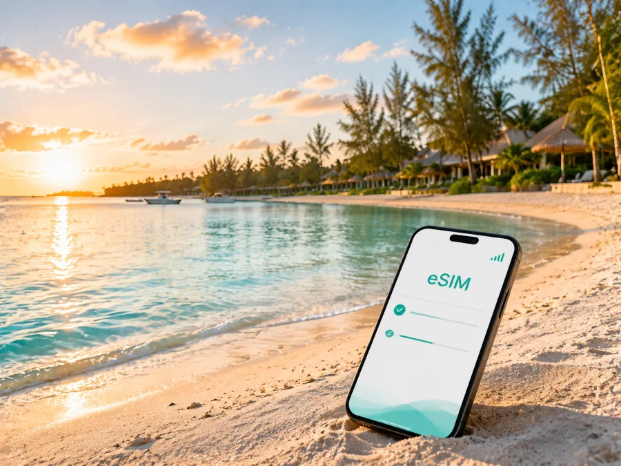 Belle Mare eSIM: Mauritius’ta mobil internet rehberi