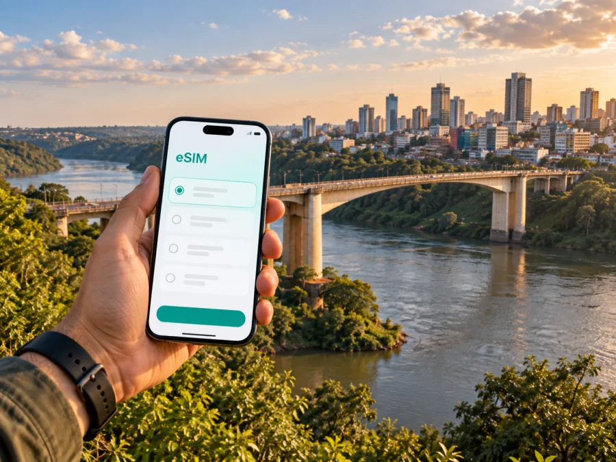 Ciudad del Este eSIM: mobil internet rehberi