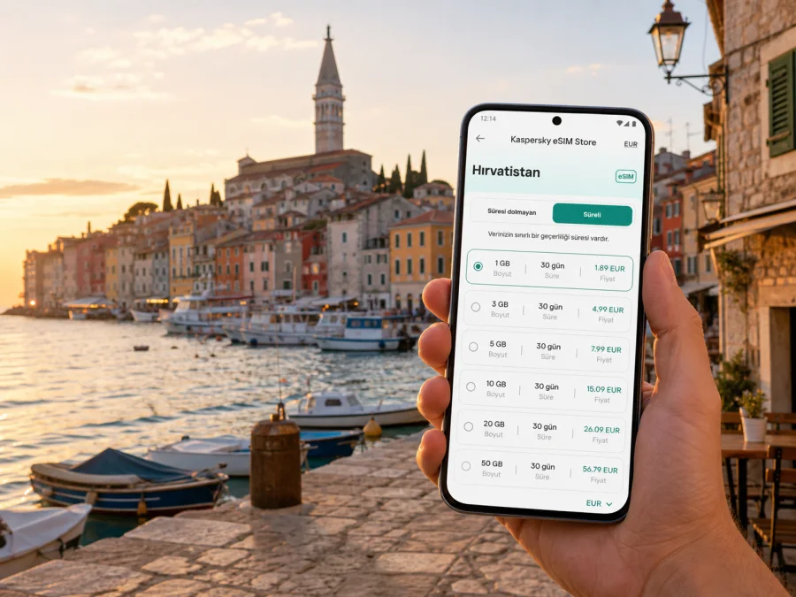 Rovinj eSIM: mobil bağlantı ve internet