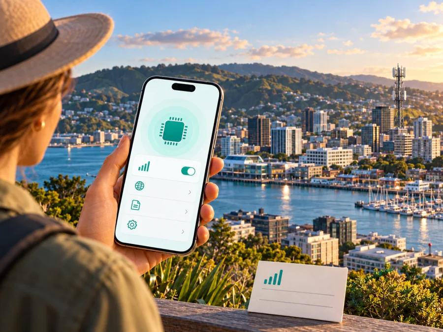 2degrees eSIM Yeni Zelanda: bağlantı rehberi
