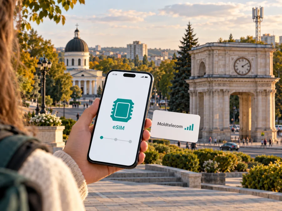 Moldtelecom eSIM Moldova’da: bağlantı ve kurulum