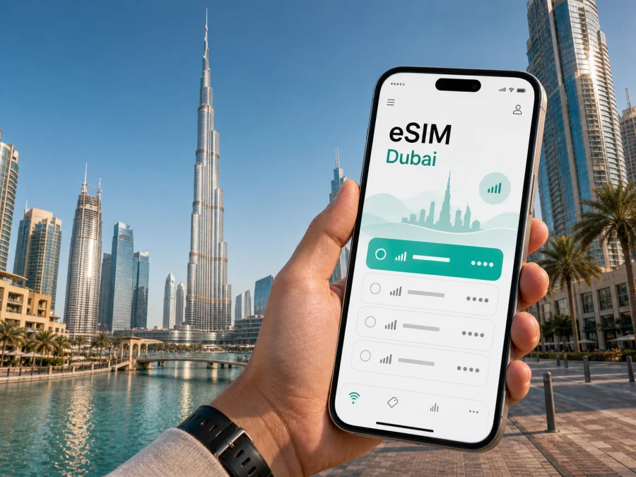 Dubai eSIM: mobil internet rehberi