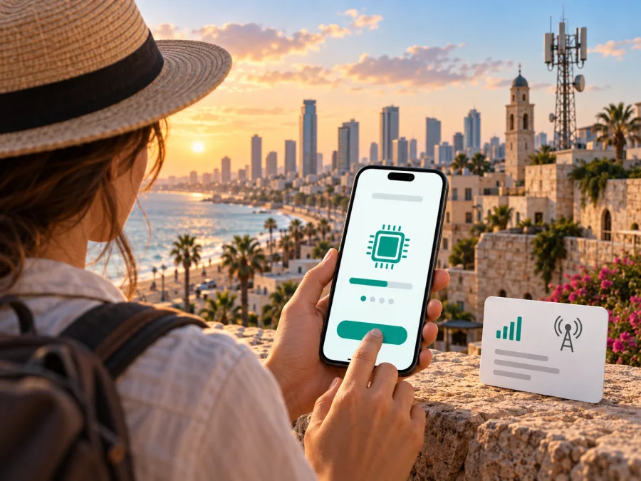 Golan Telecom eSIM: İsrail'de bağlantı rehberi