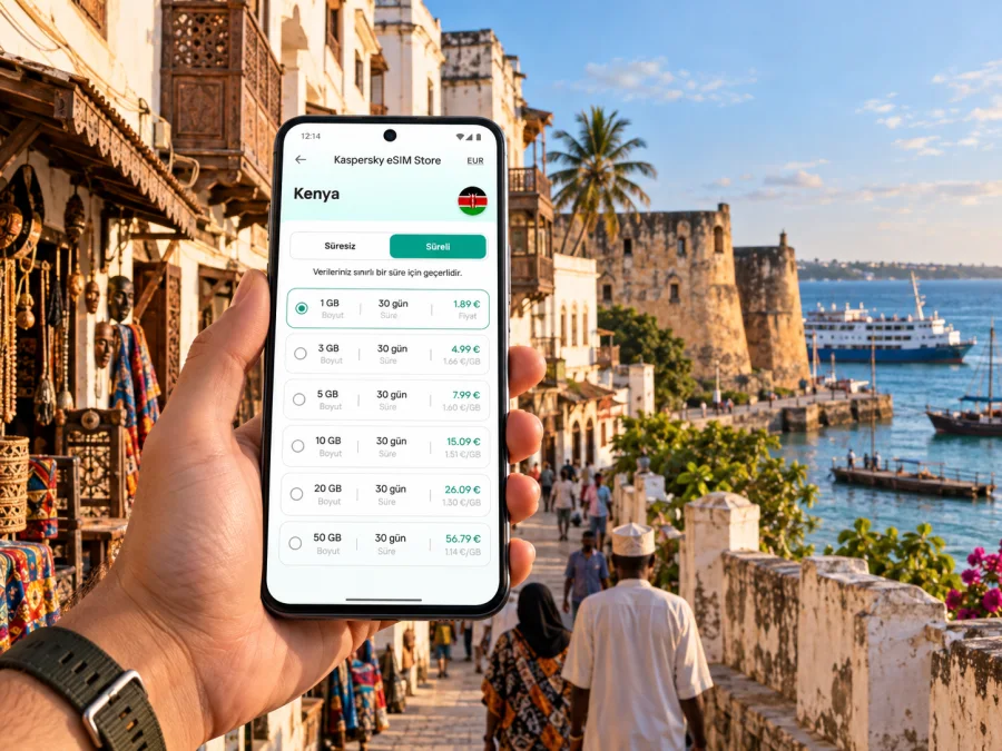Mombasa eSIM: Kenya’da mobil internet rehberi
