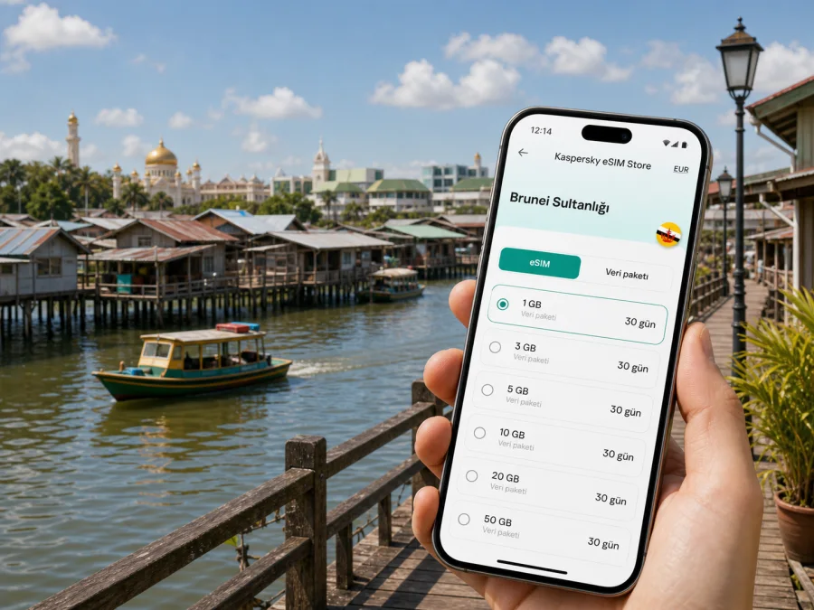 Kampong Ayer eSIM: mobil internet rehberi