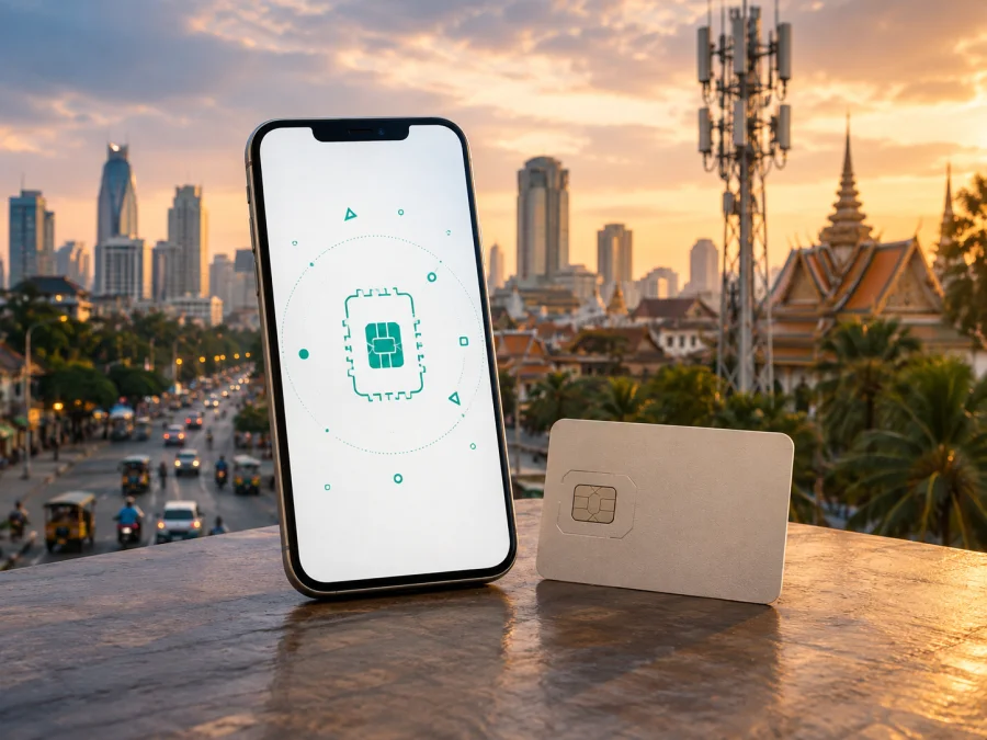 Metfone eSIM Kamboçya’da: bağlantı rehberi