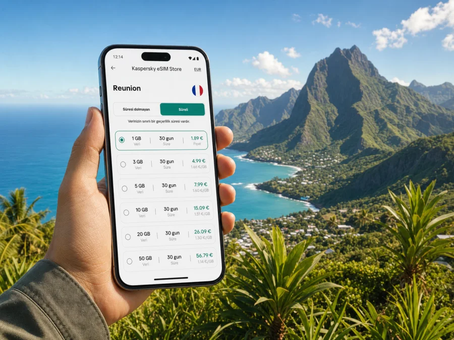 Réunion Saint-Pierre eSIM: mobil bağlantı ve internet