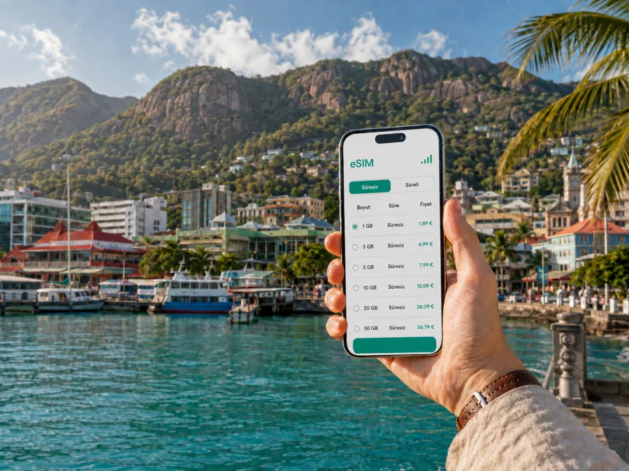 Victoria eSIM: Seyşeller'de mobil internet rehberi