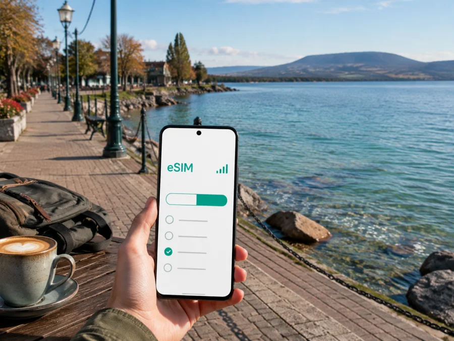 Taupo eSIM: Yeni Zelanda'da mobil internet