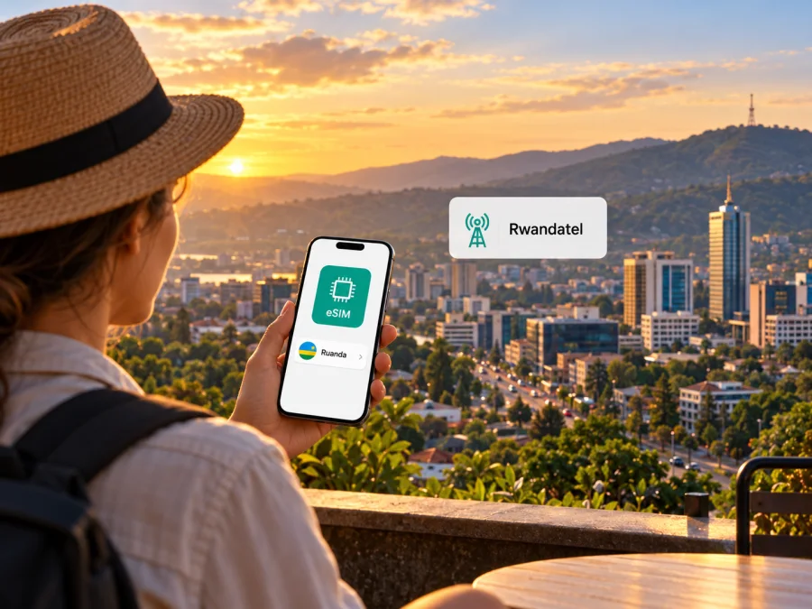 Rwandatel eSIM Ruanda’da: kontrol edilmesi gerekenler