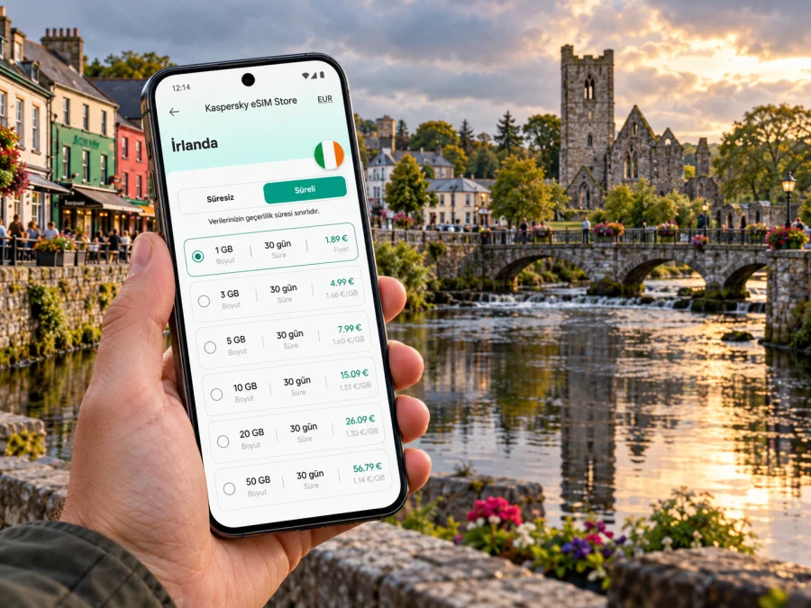 Sligo eSIM: İrlanda'da mobil internet