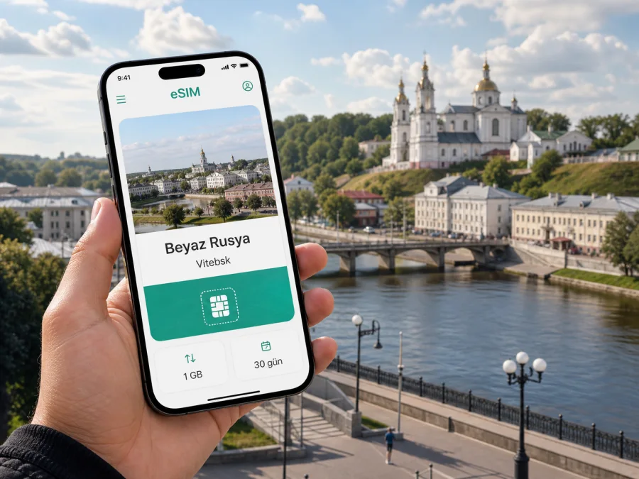 Vitebsk eSIM: mobil bağlantı ve internet