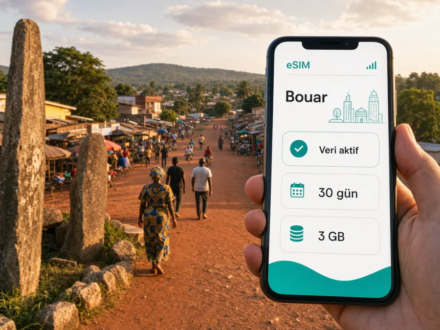 Bouar eSIM: mobil bağlantı ve internet rehberi