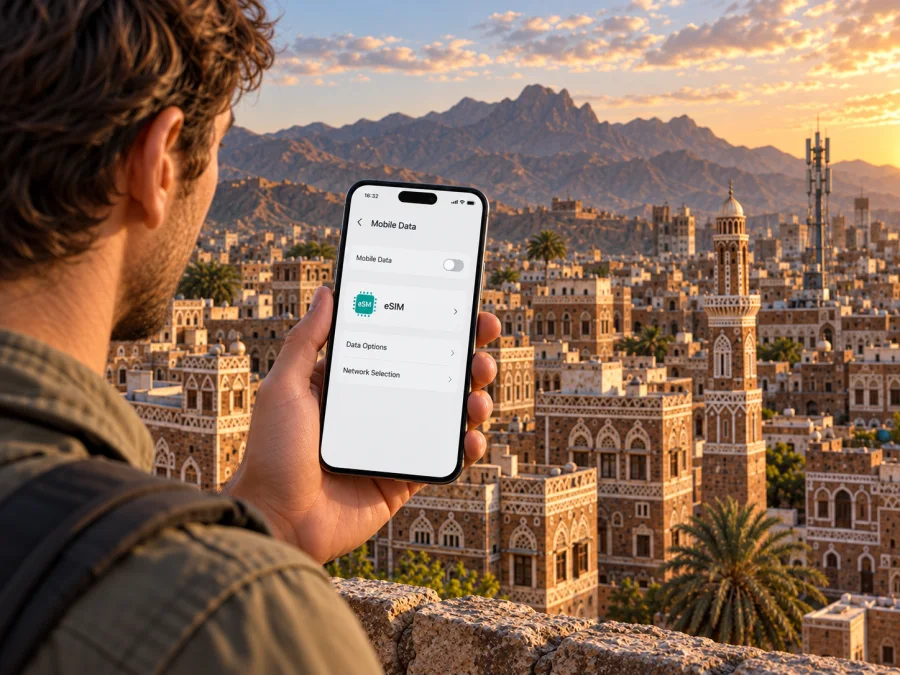 Yemen Mobile eSIM Yemen'de: Neleri kontrol etmeli?