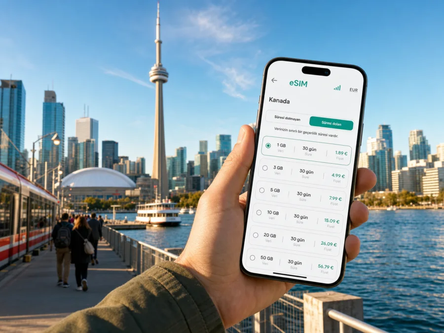 Toronto eSIM: mobil internet ve bağlantı rehberi