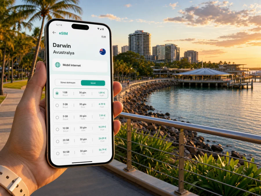 Darwin eSIM: mobil internet rehberi