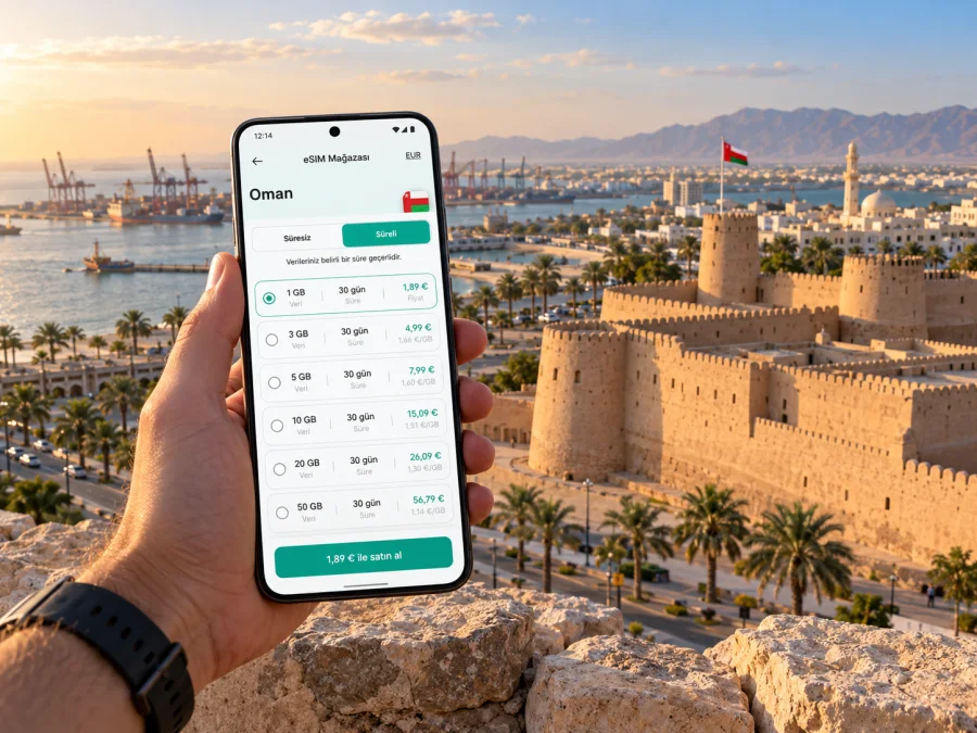 Sohar eSIM: Umman’da mobil internet rehberi