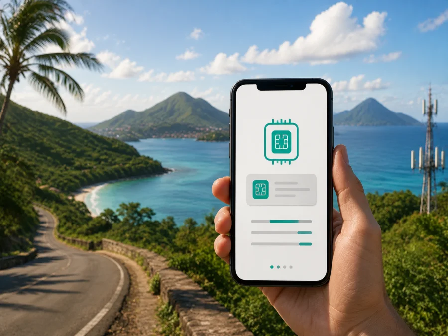 FLOW eSIM Saint Kitts ve Nevis: neyi kontrol etmeli?
