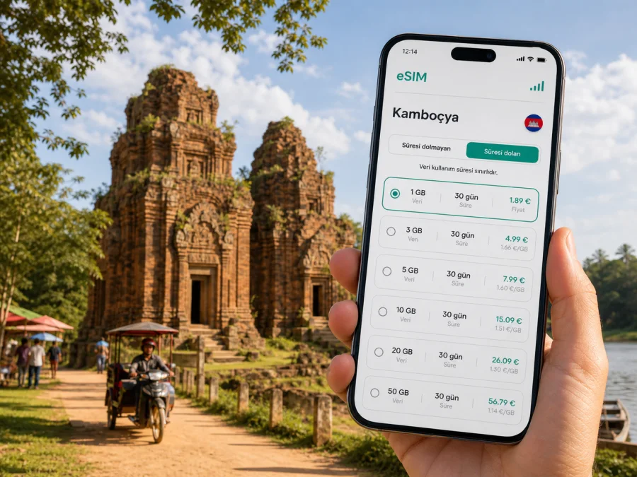Kampong Thom eSIM: mobil internet rehberi