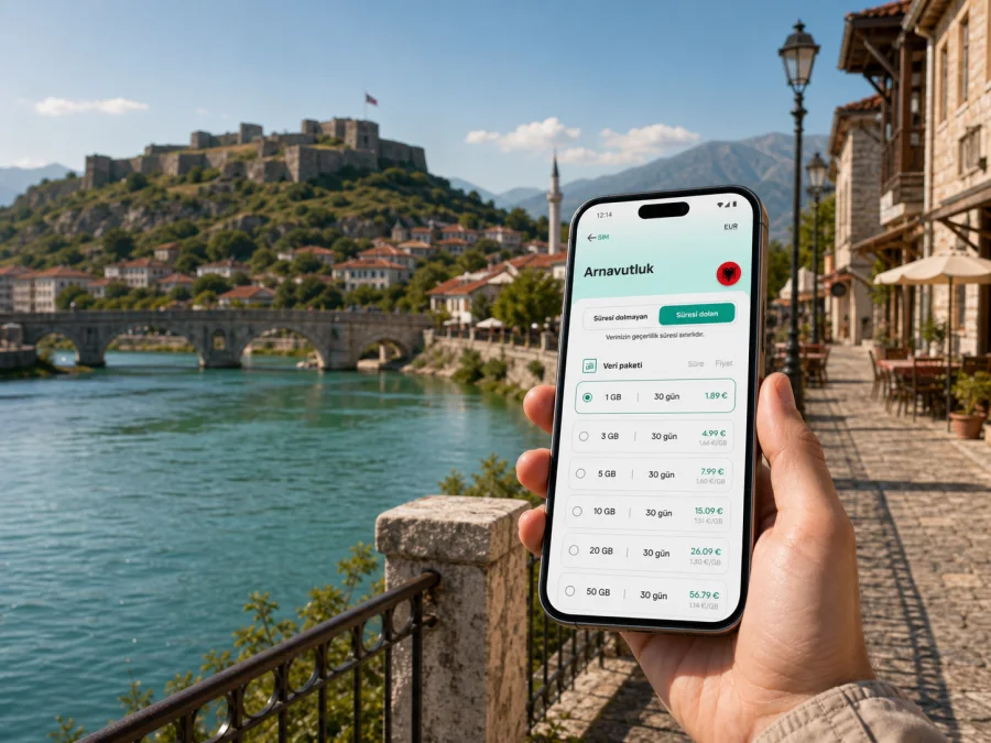 İşkodra eSIM: mobil bağlantı ve internet rehberi