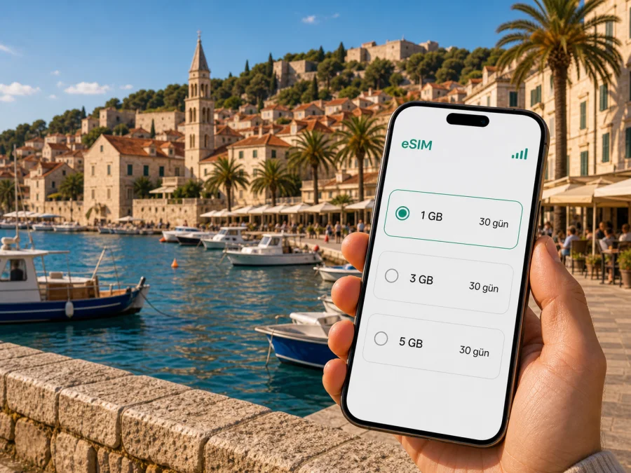 Hvar eSIM: mobil internet ve bağlantı rehberi