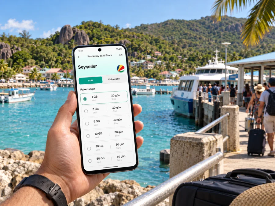 Baie Sainte Anne eSIM: Praslin’de internet rehberi