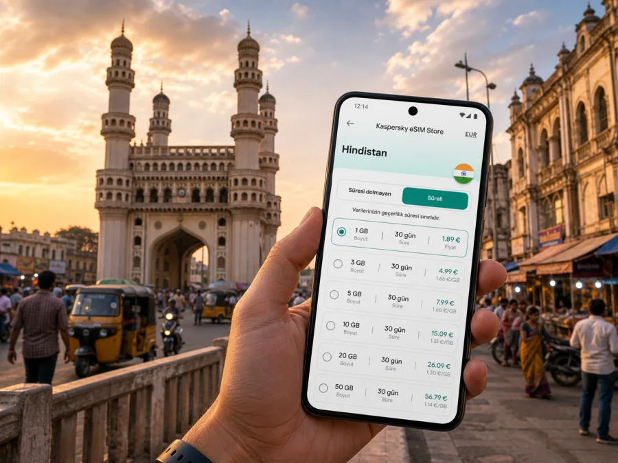Haydarabad eSIM: mobil internet rehberi