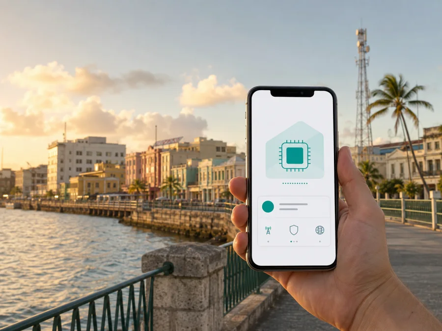 Digicel Barbados'ta eSIM: bağlantı ve seyahat rehberi