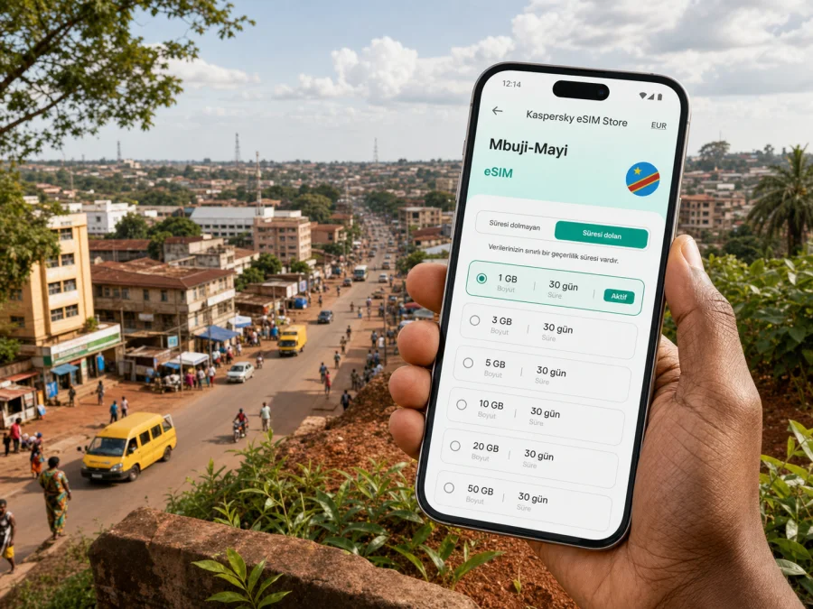 Mbuji-Mayi eSIM: mobil internet rehberi