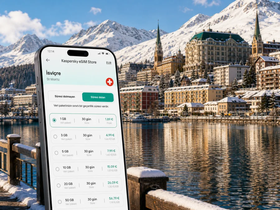 St Moritz eSIM: mobil internet rehberi