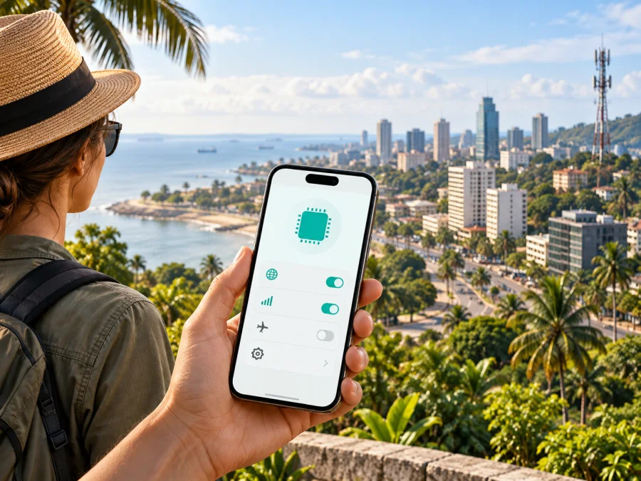 Moov Africa Gabon Telecom eSIM: Gabon'da seyahat